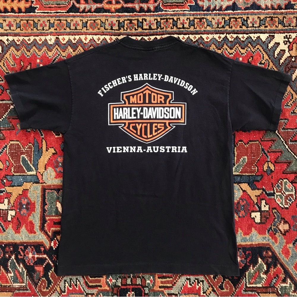 Vintage Single Stitch Harley Davidson Single Stitch Tee Shirt View 6